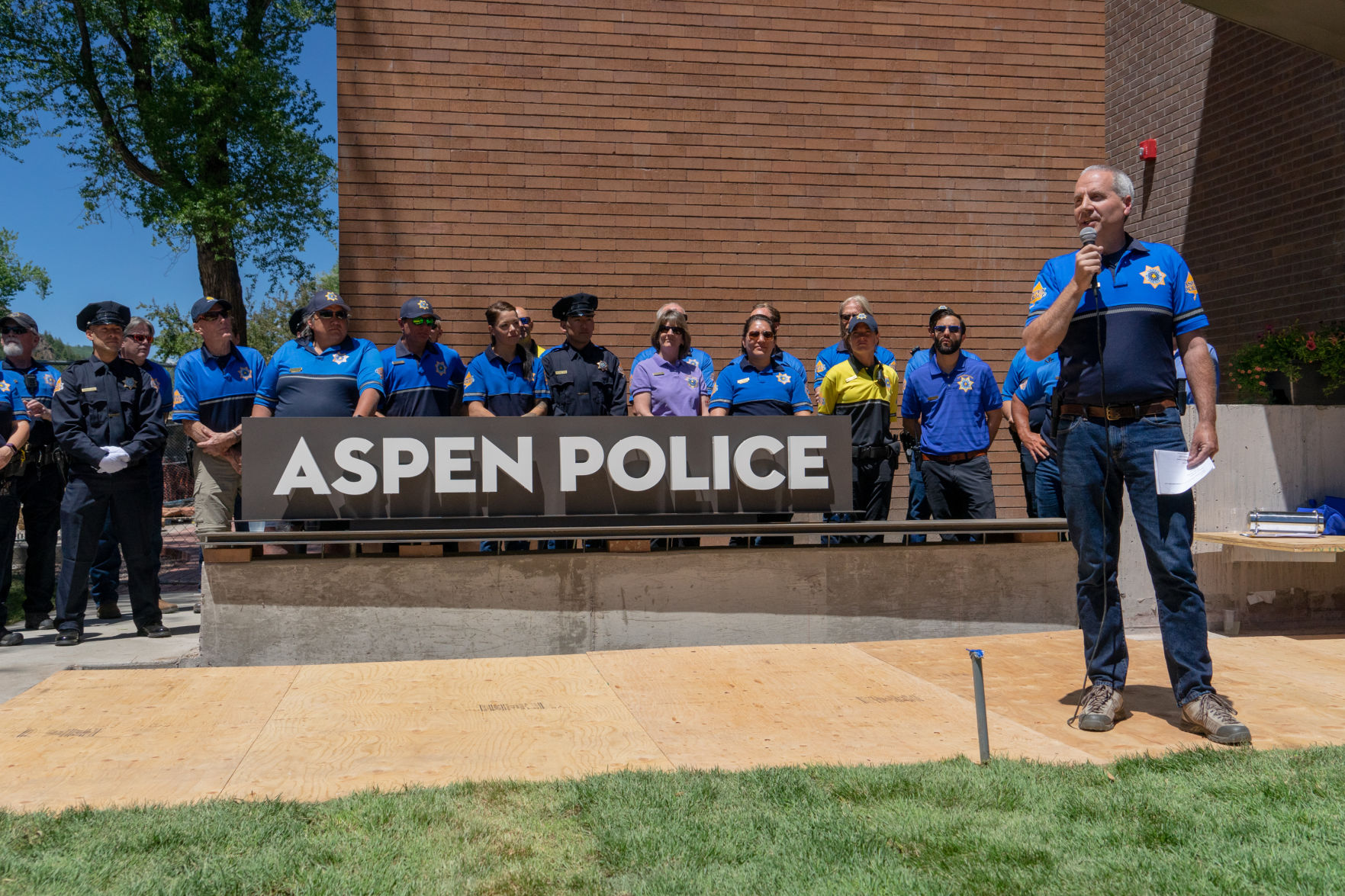 Aspen Police sign